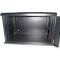 Настенный шкаф 19" HYPERNET WMNC-30-4U-Flat-AC-Black (4U, 600x300мм, RAL9005)