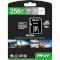 Карта памяти PNY microSDXC Pro Elite 256GB UHS-I U3 V30 A2 Class 10 + SD-adapter (P-SDU256V32100PRO-GE)