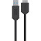 Кабель BELKIN SuperSpeed USB-A 3.0 to Micro-B 0.9м Black (F3U166BT03-BLK)