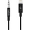 Кабель BELKIN 3.5 mm Audio Cable with Lightning Lightning - AUX 1.8м Black (AV10172BT06-BLK)