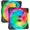 Вентилятор CORSAIR iCUE QL140 RGB PWM 2-Pack (CO-9050100-WW)