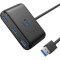 USB хаб UGREEN CR113 4xUSB3.0, 0.5m Black (20290)