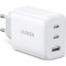 Зарядний пристрій UGREEN CD275 65W 1xUSB-A, 2xUSB-C, PD3.0, QC4.0 Wall Charger White (90496)