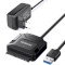 Адаптер UGREEN CR108 SATA to USB-A Adapter для HDD/SSD 2.5"/3.5" SATA to USB3.0 Black (20611)