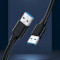 Кабель UGREEN US102 USB-A 2.0 Male to Male 3м Black (30136)