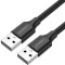 Кабель UGREEN US102 USB-A 2.0 Male to Male 1м Black (10309)