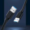 Кабель UGREEN US102 USB-A 2.0 Male to Male 1.5м Black (10310)