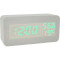 Годинник настільний VST 862S Wooden White (Green LED)