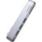 USB-хаб UGREEN CM251 6-in-2 USB-C Hub for MacBook Pro/Air Silver (60560)