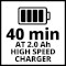 Зарядное устройство EINHELL Power-X-Change 18V 3A Starter Kit + АКБ 18V 2.0Ah (4512040)