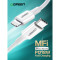 Кабель UGREEN US171 Type-C to Lightning MFi PD 18W 1м White (10493)