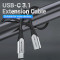 Кабель-подовжувач VENTION USB Type-C to USB Type-C 1м Gray (TABHF)