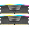 Модуль памяти CORSAIR Vengeance RGB Cool Gray DDR5 5200MHz 32GB Kit 2x16GB (CMH32GX5M2B5200Z40K)