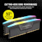 Модуль памяти CORSAIR Vengeance RGB Cool Gray DDR5 5200MHz 32GB Kit 2x16GB (CMH32GX5M2B5200Z40K)