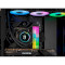 Модуль памяти CORSAIR Vengeance RGB Cool Gray DDR5 5200MHz 32GB Kit 2x16GB (CMH32GX5M2B5200Z40K)