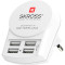 Зарядний пристрій SKROSS Euro USB Charger 4xUSB-A, 4.8A, 24W White (1.302422)