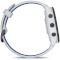 Смарт-часы GARMIN Forerunner 265 46mm Whitestone with Whitestone/Tidal Blue Silicone Band (010-02810-11/51)