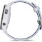 Смарт-часы GARMIN Forerunner 265 46mm Whitestone with Whitestone/Tidal Blue Silicone Band (010-02810-11/51)