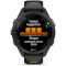 Смарт-годинник GARMIN Forerunner 265S 42mm Black with Black/Amp Yellow Silicone Band (010-02810-13/53)