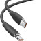Кабель BASEUS Jelly Liquid Silica Gel Fast Charging Data Cable Type-C to Type-C 100W 2м Black (CAGD030101)
