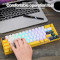Клавиатура беспроводная MOTOSPEED BK67 Longhua Red Switch Yellow (MTBK67YMR)