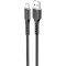 Кабель CHAROME C22-02 USB-A to USB-C aluminum alloy charging data cable 1м Black