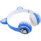 Навушники VOLTRONIC Cat Ear YR-28 LED Blue