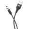 Кабель HOCO U76 Fresh USB-A to Lightning 1.2м Black