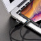 Кабель HOCO U76 Fresh USB-A to Lightning 1.2м Black