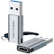 Адаптер VENTION USB 3.0 AM to Type C AF Gray (CDPH0)