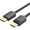 Кабель VENTION DP 1.2 HD Cable DisplayPort 1.5м Black (HACBG)