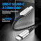 Кабель VENTION USB-C to USB-C 3.1 0.5м Gray (TAAHD)