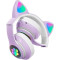 Наушники VOLTRONIC Cat Ear YR-28 LED Purple