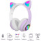 Наушники VOLTRONIC Cat Ear YR-28 LED Purple