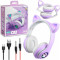 Наушники VOLTRONIC Cat Ear YR-28 LED Purple