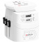 Универсальный сетевой переходник SKROSS Pro Light USB AC30PD World White (1.302473)