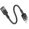 Адаптер HOCO U107 USB-A Male to Type-C Female 0.1м Black