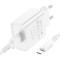 Зарядний пристрій BOROFONE BA74A Aspirer 1xUSB-A, 2.1A White w/Micro-USB cable