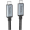 Кабель HOCO US05 Type-C to Type-C USB4 100W 2м Black