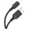 Кабель HOCO X90 Cool Silicone USB-A to Lightning 1м Black