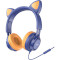 Наушники HOCO W36 Cat Ear Midnight Blue