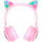 Навушники HOCO W27 Cat Ear Pink