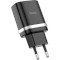 Зарядний пристрій HOCO C12Q Smart 1xUSB-A, 2.4A Black (6931474716255)