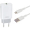 Зарядное устройство XO L85D 1xUSB-A, QC3.0, 18W White w/Lightning cable (L85D+L)