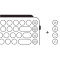 Клавіатура бездротова LOGITECH Pop Keys Wireless Mechanical Keyboard with Emoji Keys Blast (920-010735)