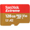 Карта пам'яті SANDISK microSDXC Extreme 128GB UHS-I U3 V30 A2 Class 10 + SD-adapter (SDSQXAA-128G-GN6AA)