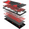 Клавіатура A4-Tech BLOODY S98 Sports Red