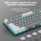 Клавіатура AULA Wind F3287 KRGD Blue Switch White/Gray (6948391240688)