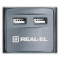 Мережевий фільтр REAL-EL RS-5 USB Charge Black, 5 розеток, 2xUSB, 1.8м (EL122500002)