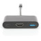 Порт-репликатор DIGITUS USB-C to HDMI/USB3.0/PD60W Black (DA-70855)